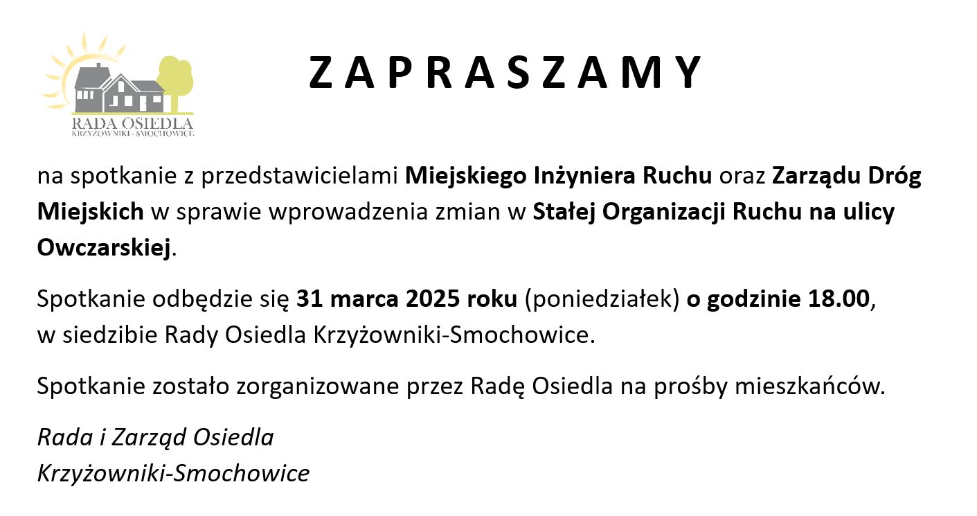 Zaproszenie Owczarska