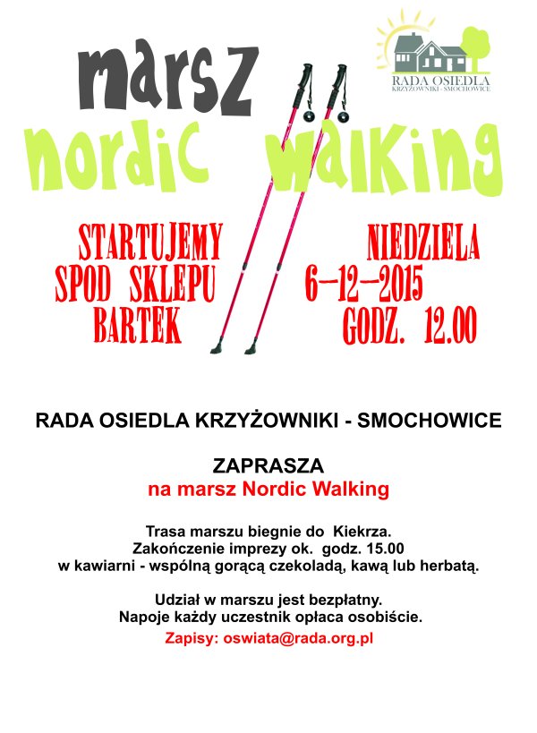 Rajd Nordic Walking 6 12 15