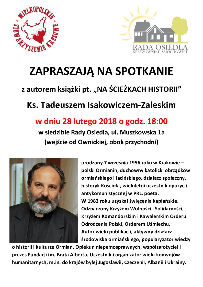 Spotkanie z Ks Tadeuszem Isakowiczem Zaleskim